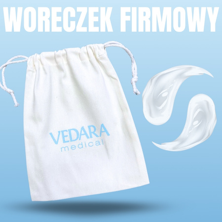 Bawełniane woreczki do pakowania kosmetyków ( 20x25 cm ) Vedara Medical