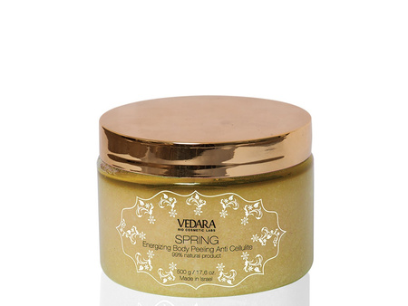 Antycellulitowy peeling do ciała Trawa Cytrynowa 500 ml ( S006 ) Vedara Medical