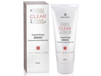 Enzymatyczny peeling z ananasem - do cery trądzikowej, na wypryski Anna Lotan 60 ml ( 096 ) Clear